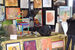 Expo des travaux au salon artisanat à Firminy le 18 mars 2017