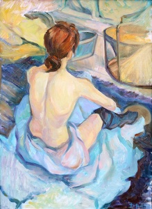 Etude de la Femme au bain de Toulouse-Lautrec par Didier Maurin